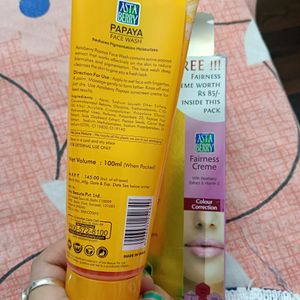 Combo Set Papaya Face Wash N Fairness Cream