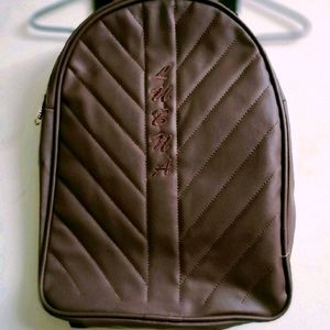 Mauve Bagpack With 2 Compartments