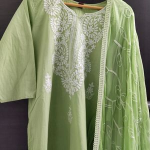 New Unused Chikankari Embroidery Pakistani Suit