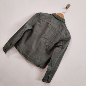 Blue Saint - Olive Green Denim Jacket