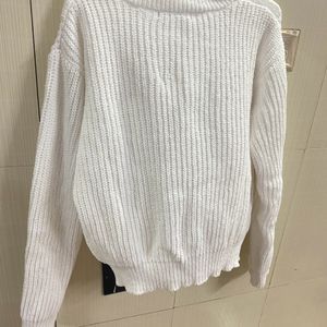 ZARA White Sweater