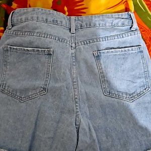 Brand New Denim Mom Shorts