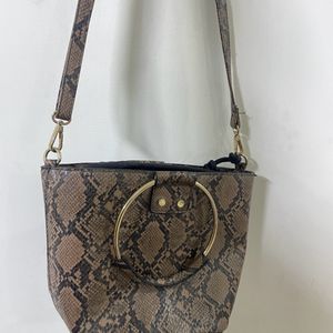 Snake Texture Handbag