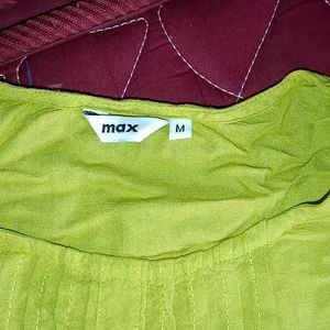 Max Brand Olive Green Kurti