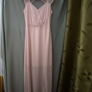 Pastel Pink Net Dress