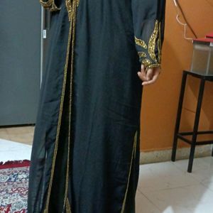 Dubai Abaya Coat Fully Embellished