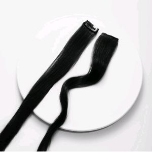 Stip Hair Extension 2 Pcs Black Color