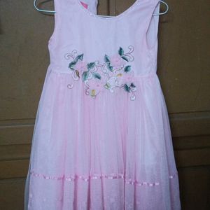 Beautiful Party Wear Pink Frock