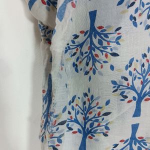 White Printed Kurta (Women)