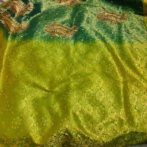 Bridal Saree With Blouse Piece