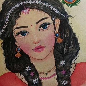 Radha Rani Painting