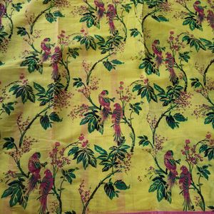 Narayanampet Saree With Designer Screen Print