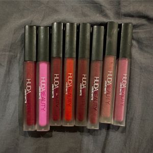 Combo Of 8 Huda Beauty Matte Lipstick