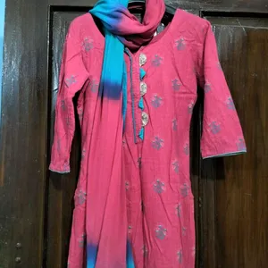 KURTA PANT SET WITH DUPATTA