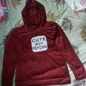 Maroon Hoodie Top (New)