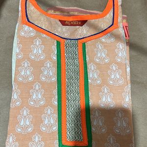 Orange Kurta