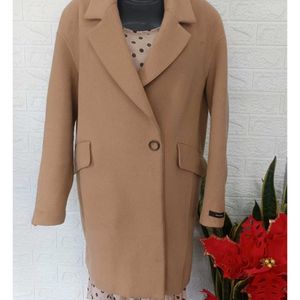 Imported Unisex Camel Overcoat