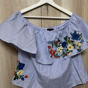 Cute Off Shoulder Top For sale