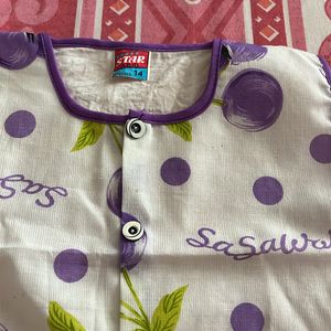 Jhabla Set Pure Soft Cotton For Kids Age 6-9months