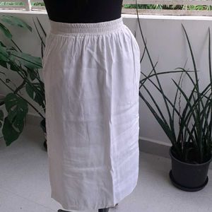 combo white skirt & top