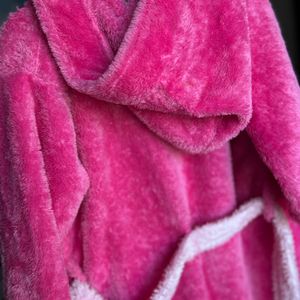 Pink Bathrobe For 3-4 Years