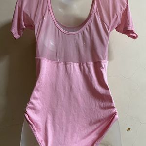 Korean Padded Baby Pink Play Suit