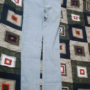 White Grey Formal Pant Size 32