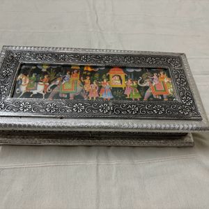 Silver Decorative/Jewellery Multipurpose Box