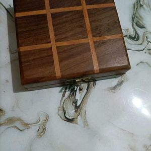 Tic Tac Toe Wood Board