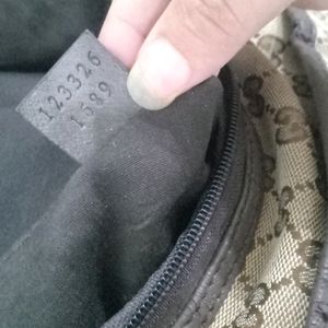 Authentic Gucci Monogram Diaper Bag