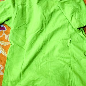 Neon Crop T Shirt