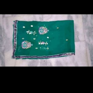 Saree Green Colour