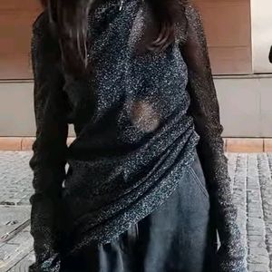 Black Sheer Dress