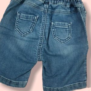 ¾ Jeans Shorts For Baby Boy