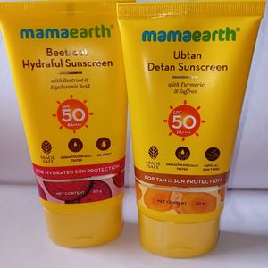 Combo Of 2 Mamaearth Sunscreen