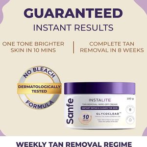 Instalite Tan Removal Wipe Off Cream Sanfe