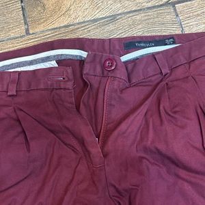 Women Formal Pant (Maroon) | Office wear