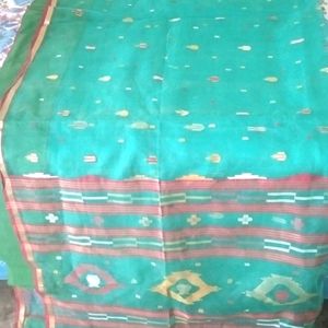 Brand new light weight thread work fancy saree