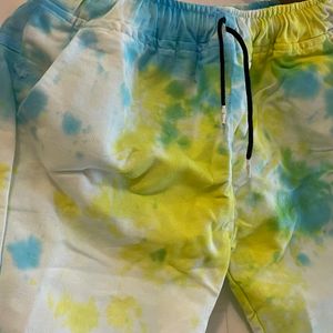 Tie Dye Joggers (BLUExYELLOW)