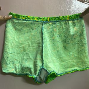 Parrot Green Two Piece Padded Swim Wear