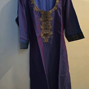 Stitched New Kurta With Embroidery Work