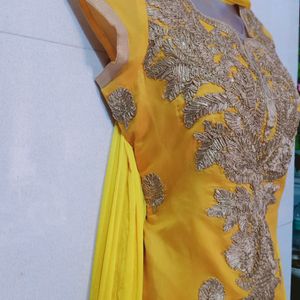 Haldi Ceremony Party Wear Dress