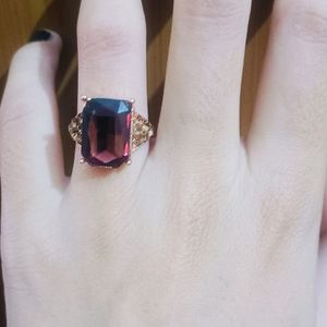 Wine Colour Gorgeous Ring