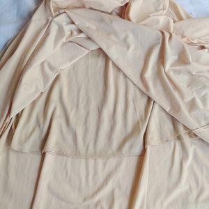 Long Cream Colour Skirt