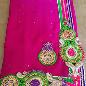 Purple Colour Saree