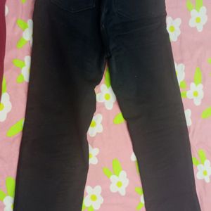 A Black Straight Fit Jeans