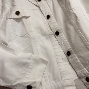 white Denim jacket for women for burst 36