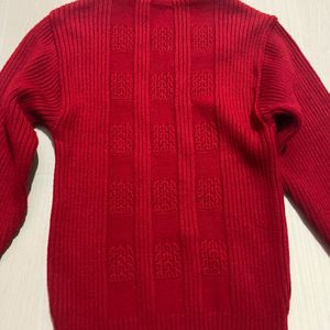 Red Woolen Sweater