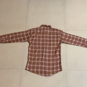 Brown Checkered Shirt