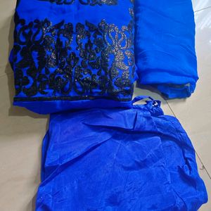 Blue Party Wear anarkali